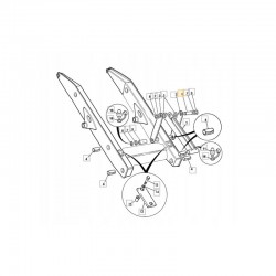 SWORZEŃ PRZEDNIEGO RAMIENIA JCB 3CX 4CX 811/90471